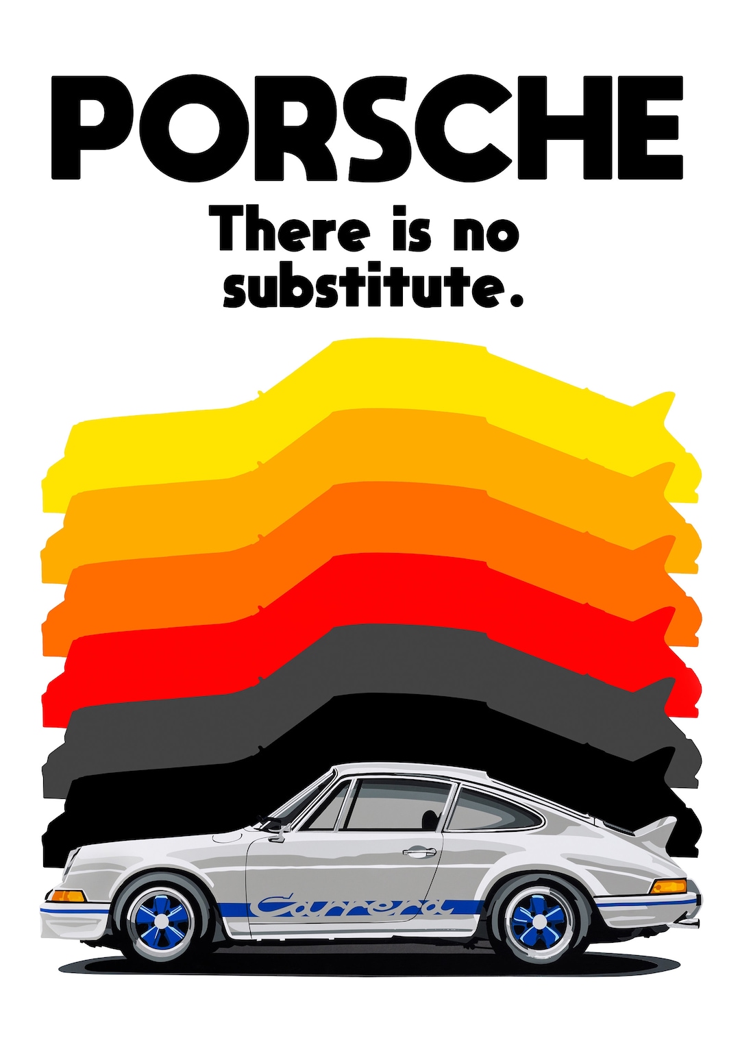 BPC (bedroom Poster Collection) Porsche 911 2.7 RS - Etsy Israel