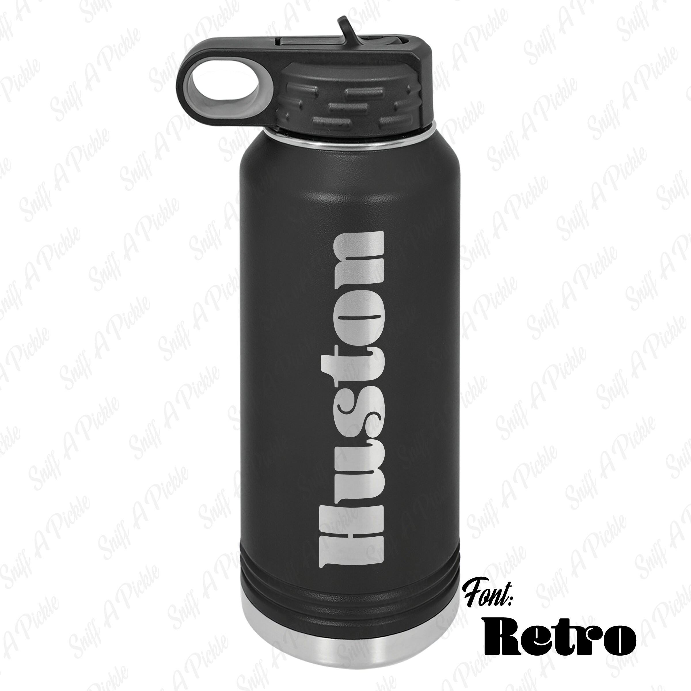 Custom Engraved 32 Ounce Insulated Water Bottle Personalized | Etsy