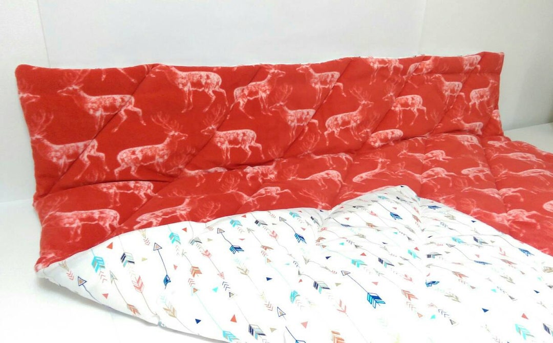 Deer Blanket Baby Blanket Deer Fleece Plush Blanket With Etsy