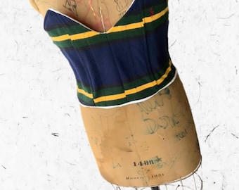 Upcycled Polo RalphLauren  Corset