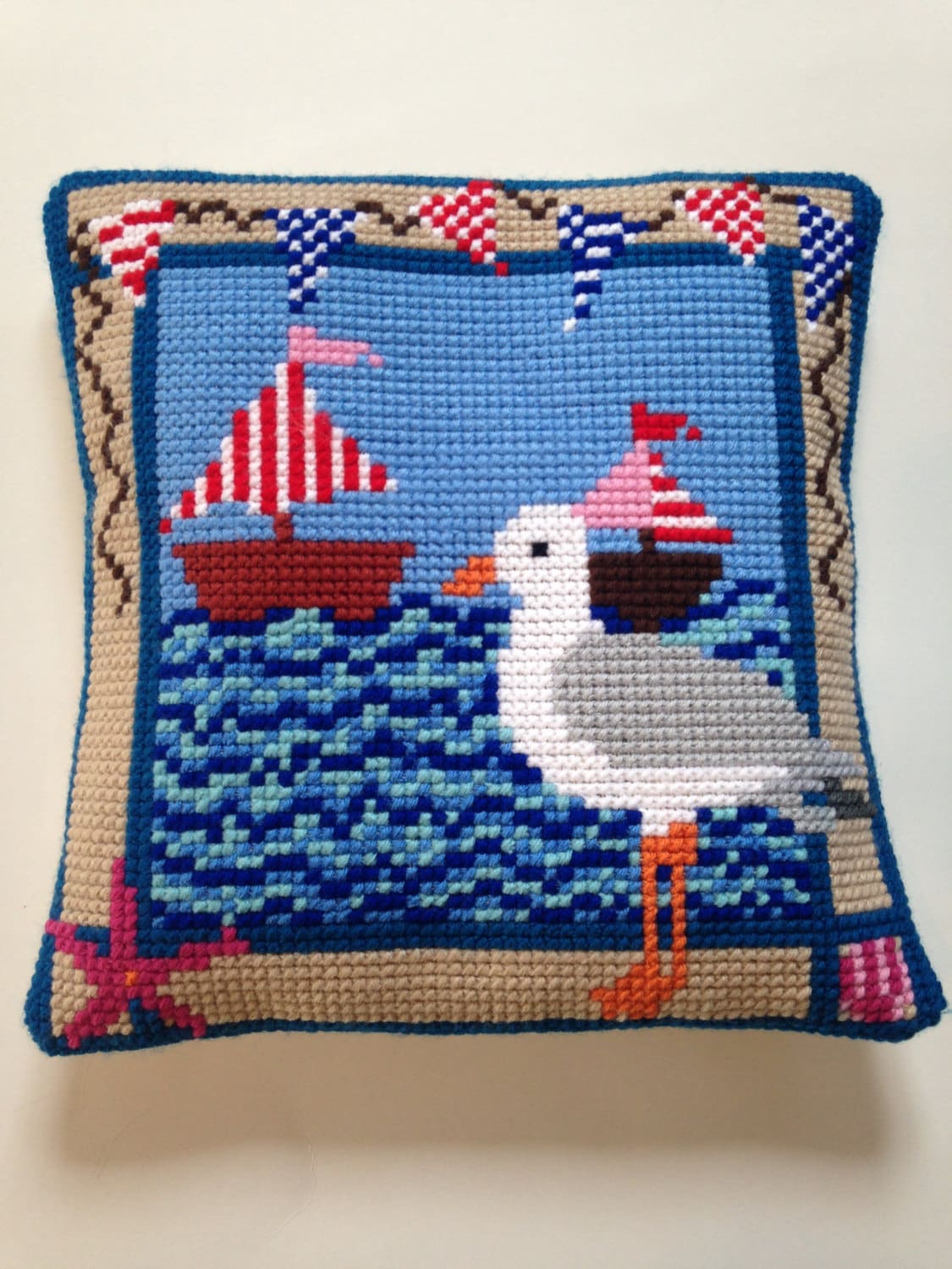 Cross Stitch Kit Stitch Your Own Cushion Front Kit DIY Etsy