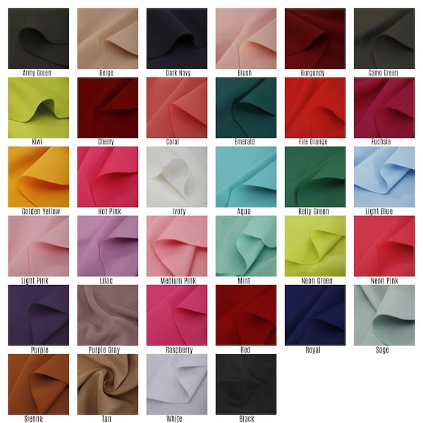 Super Techno Scuba Neoprene Scuba  Fabric by The Yard Stretch Fabrics Polyester Spandex for Scrunchies Clothes Costumes Crafts Bows Strips