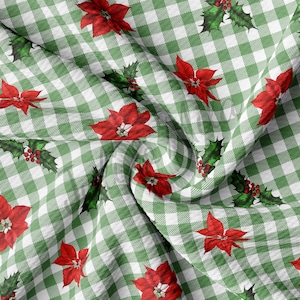 Tissu texturé Noël Liverpool Bullet par mètre AC82