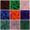 Liverpool Bullet Textured Fabric by the yard 4 Way Stretch Solid - Strip Half Yard Thick Knit Jersey Liverpool Fabric for Bows
