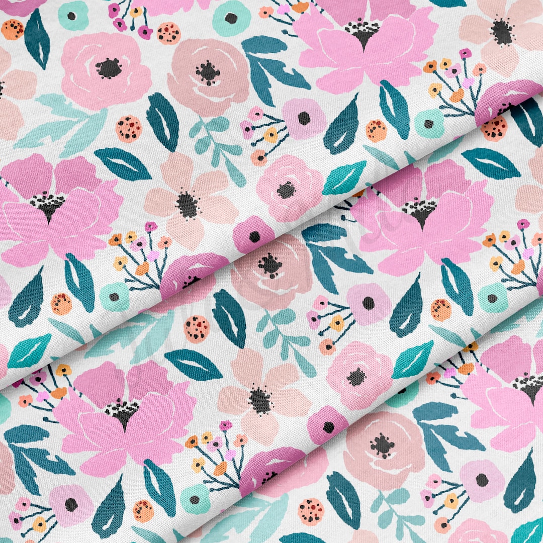 100% Cotton Fabric by the Yard Printed in USA Cotton Sateen - Cotton ...