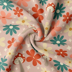 Rib Knit Fabric by the Yard Ribbed Jersey Stretchy Soft Polyester Stretch Fabric 1 Yard  AA1717
