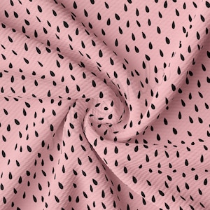 Liverpool Bullet Textured Fabric by the yard 4Way Stretch Solid Strip Thick Knit Jersey Liverpool Fabric AA2484 Watermelon