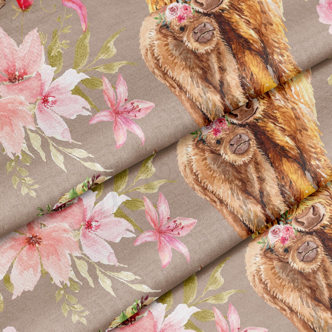 100% Cotton Fabric by the Yard Printed in USA Cotton Sateen - Cotton ...