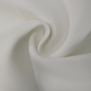 Ivory Super Techno Scuba Neopreen Stof op maat gesneden Stretch Stoffen Polyester Spandex voor Scrunchies Kleding Kostuums Crafts Bows Strips