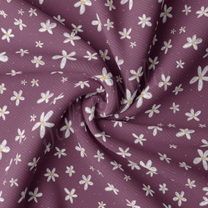 Rib Knit Fabric by the Yard Ribbed Jersey Stretchy Soft Polyester Stretch Fabric 1 Yard  AA1669