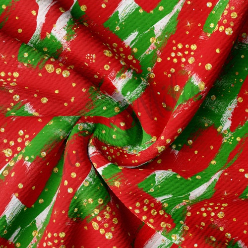 christmas stretch jersey fabric