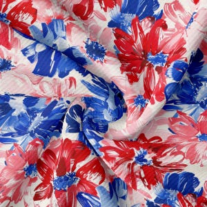 Printed Liverpool Bullet Textured Fabric by the yard DBP Rib Knit Double Brush Polyester Liverpool Fabric  AA3167