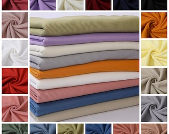Stretchy Waffle Fabric by the yard, Waffle Knit Fabric, Stretchy Waffle Fabric, Polyester Spandex 60 inches wide Solid Colors 220GSM