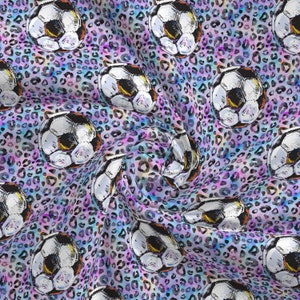 DBP Fabric Double Brushed Polyester Stoff Meterware DBP Jersey Dehnbar Weicher Polyester Stretch Stoff DBP2645 Fußball
