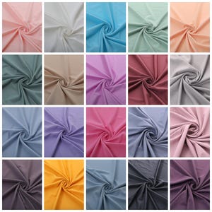 Nylon Spandex Swim Stretch Fabric by the yard 4 Way Solid Matte - for Swimwear, Costumes, Apparel, Sportswear