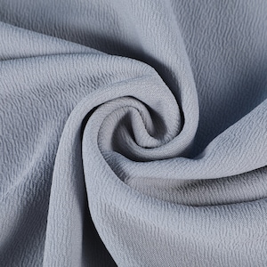Gray NEW Liverpool Fabric by the yard - Stretch Solid - Strip Half Yard Polyester Knit Jersey Liverpool Fabric for Bows -NOT Bullet