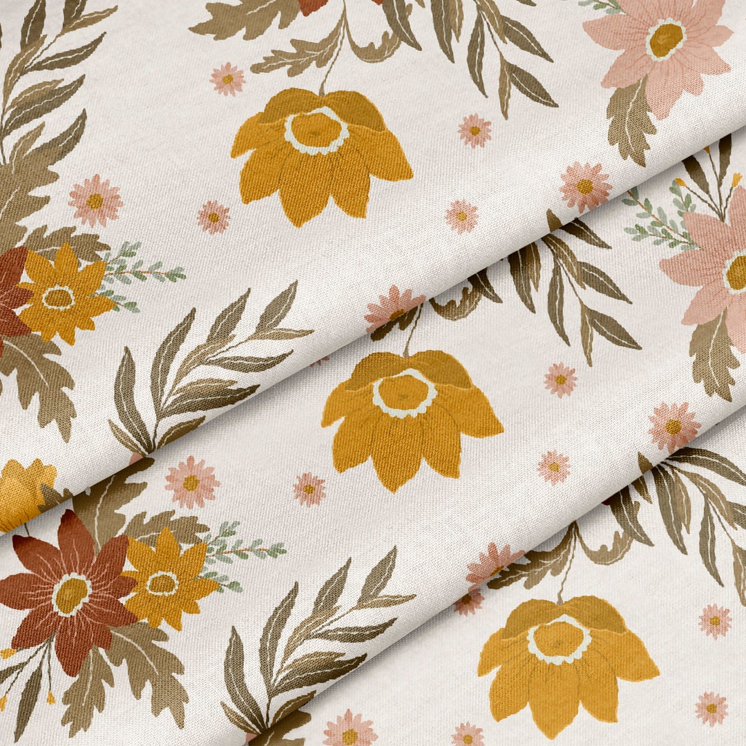 100% Cotton Fabric by the Yard Printed in USA Cotton Sateen - Cotton ...