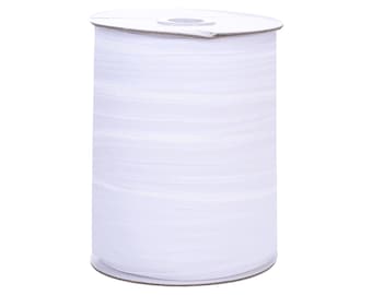 100 Yards weiß 5/8 Falten über elastische FOE Foldover elastic - elastische Masse Lager - glänzend elastisch - DIY Gesicht Maske Versorgung