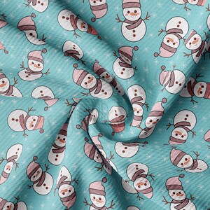 Christmas Printed Liverpool Bullet Textured Fabric by the yard 4Way Stretch Solid Strip Thick Knit Jersey Liverpool Fabric AA934