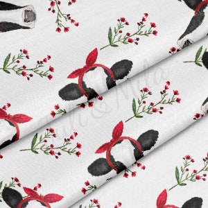 100% Cotton Fabric By the Yard Printed in USA Cotton Sateen -  Cotton cow CTN25