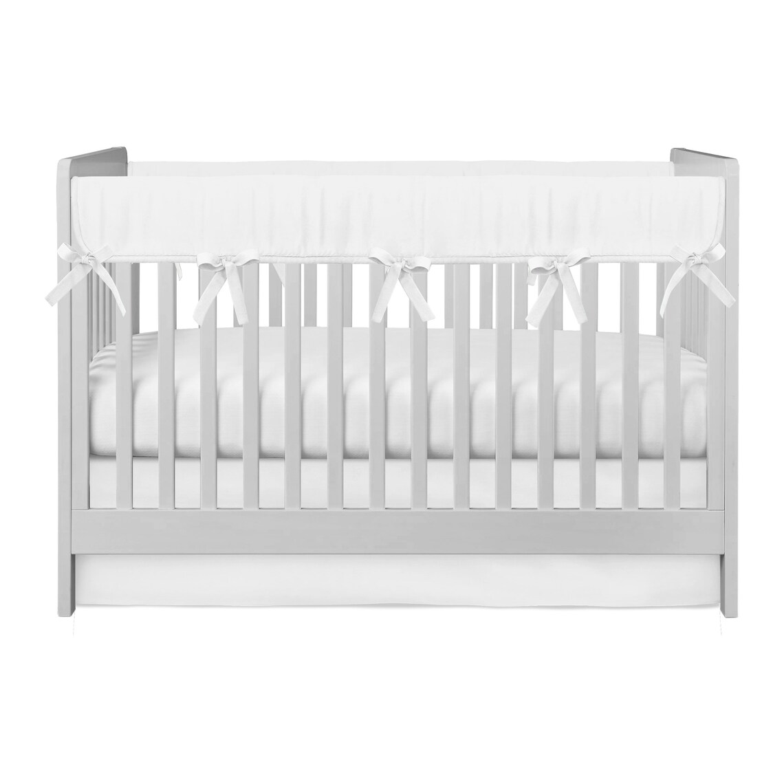 Gray Cover Crib Rails Everyday Kids Crib Rail Cover Crib Etsy