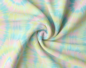 DBP Fabric Double Brushed Polyester Fabric by the Yard DBP Jersey Stretchy Soft Polyester Stretch Fabric DBP2261 Tie Dye