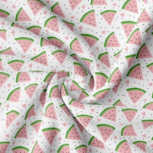 Liverpool Bullet Textured Fabric by the yard 4Way Stretch Solid Strip Thick Knit Jersey Liverpool Fabric AA2485 Watermelon