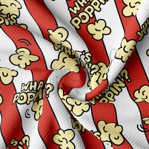 Popcorn Liverpool Bullet Textured Fabric by the yard 4Way Stretch Solid Strip Thick Knit Jersey Liverpool Fabric AA111 TBP102