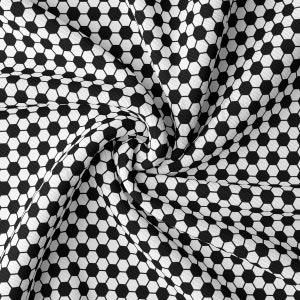 Tessuto a maglia a coste tagliato su misura Jersey a coste Tessuto elasticizzato in poliestere morbido 1 iarda RBK2466 Soccer