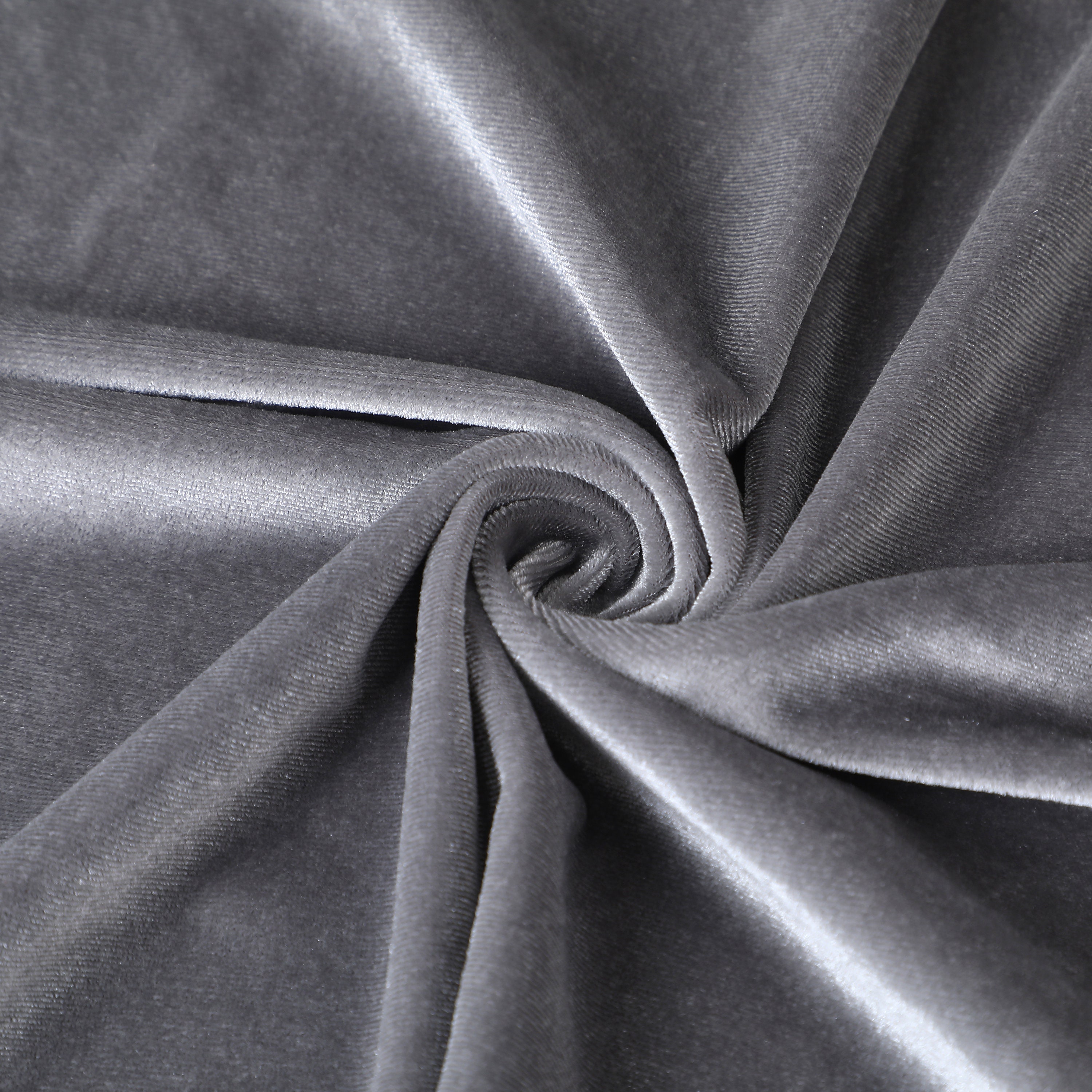 Gray Stretchy Velvet Fabric by the Yard Stretch Fabrics Polyester Spandex  for Scrunchies Clothes Costumes Crafts Bows 