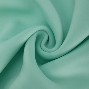 Mint Super Techno Scuba Neopreen Stof op maat gesneden Stretch Stoffen Polyester Spandex voor Scrunchies Kleding Kostuums Bows Strips