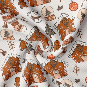 Tissu de Noël texturé Liverpool Bullet par mètre