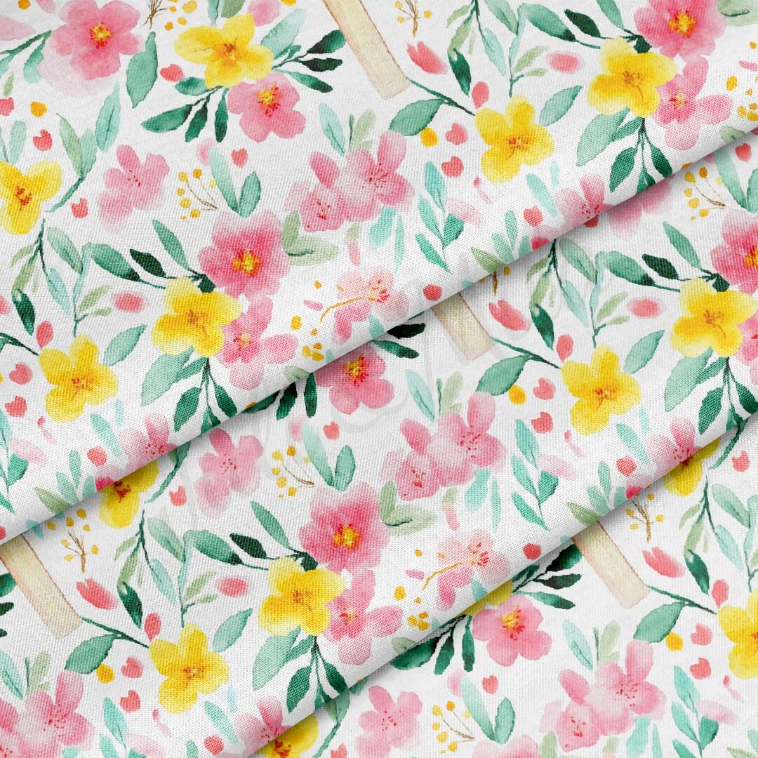 100% Cotton Fabric by the Yard Printed in USA Cotton Sateen - Cotton ...