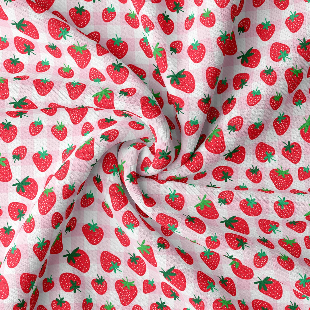 Rib Knit Fabric by the Yard Ribbed Jersey Stretchy Soft Polyester ...