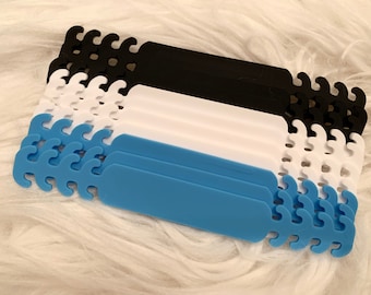 Set of 10 Ear Saver Mix For Masks Extender Savers Strap Buckle Hook Extension Adjuster Clip Accessory Plastic Mask Supply Savers