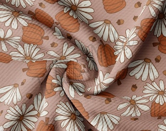 Fall Autumn Pumpkin Halloween Liverpool Bullet Textured Fabric by the yardLiverpool Fabric AA441