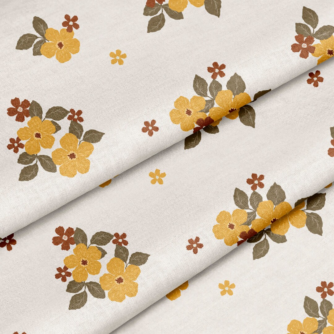 100% Cotton Fabric by the Yard Printed in USA Cotton Sateen - Cotton ...