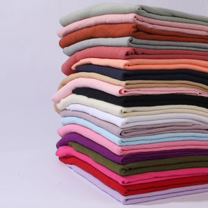 97 percent Cotton 3 percent Spandex Waffle Cotton Fabric by the yard Waffle Knit Stretchy Fabric image 4