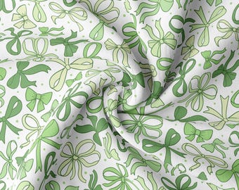 Tela DBP de poliéster doblemente cepillado, cortada a medida. Tela elástica de punto DBP para el Día de San Patricio, 1 yarda (DBP3116).