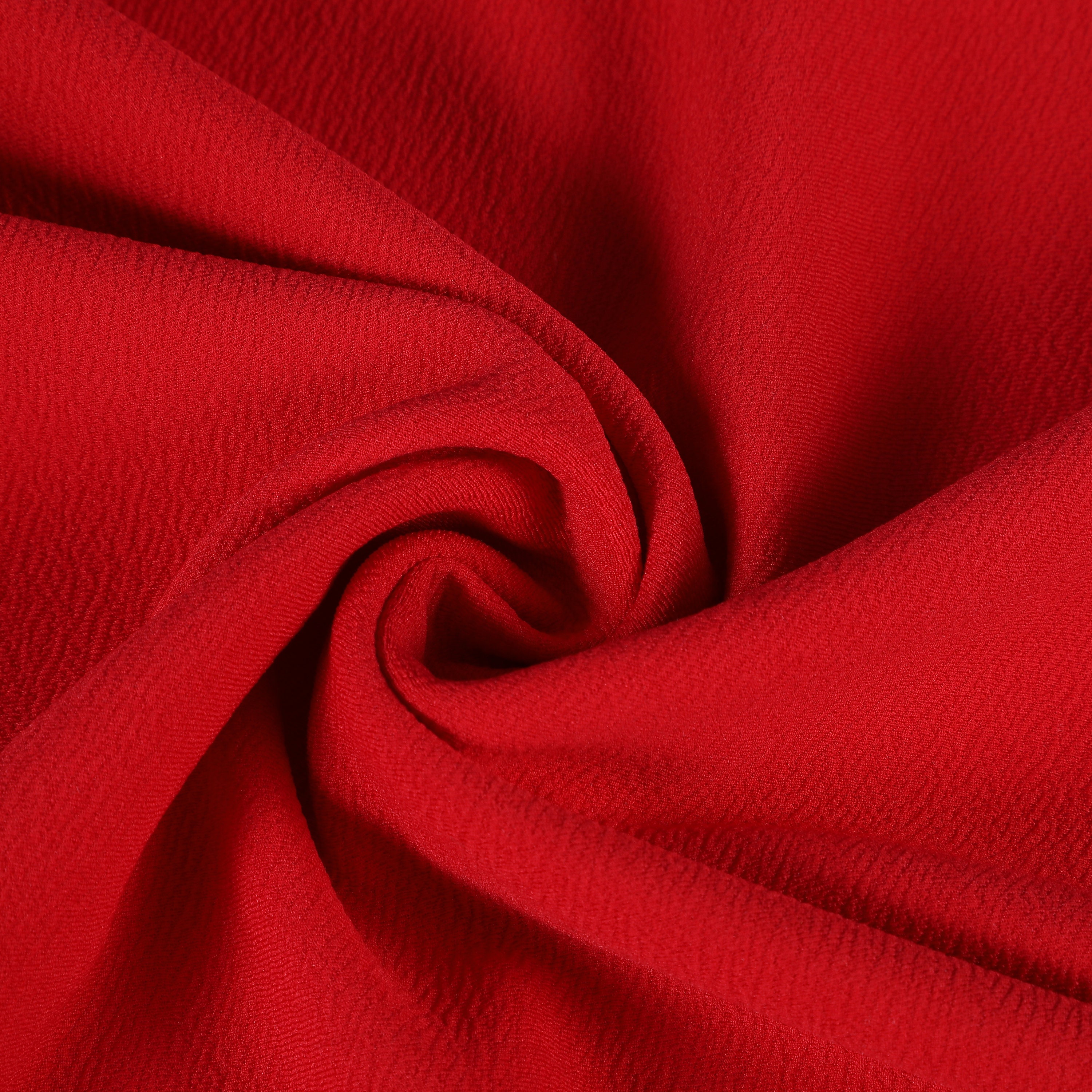 Red NEW Liverpool Fabric by the yard - Stretch Solid - Strip Half Yar…