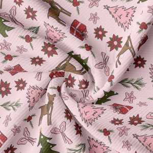 Tissu de Noël texturé Liverpool Bullet par mètre