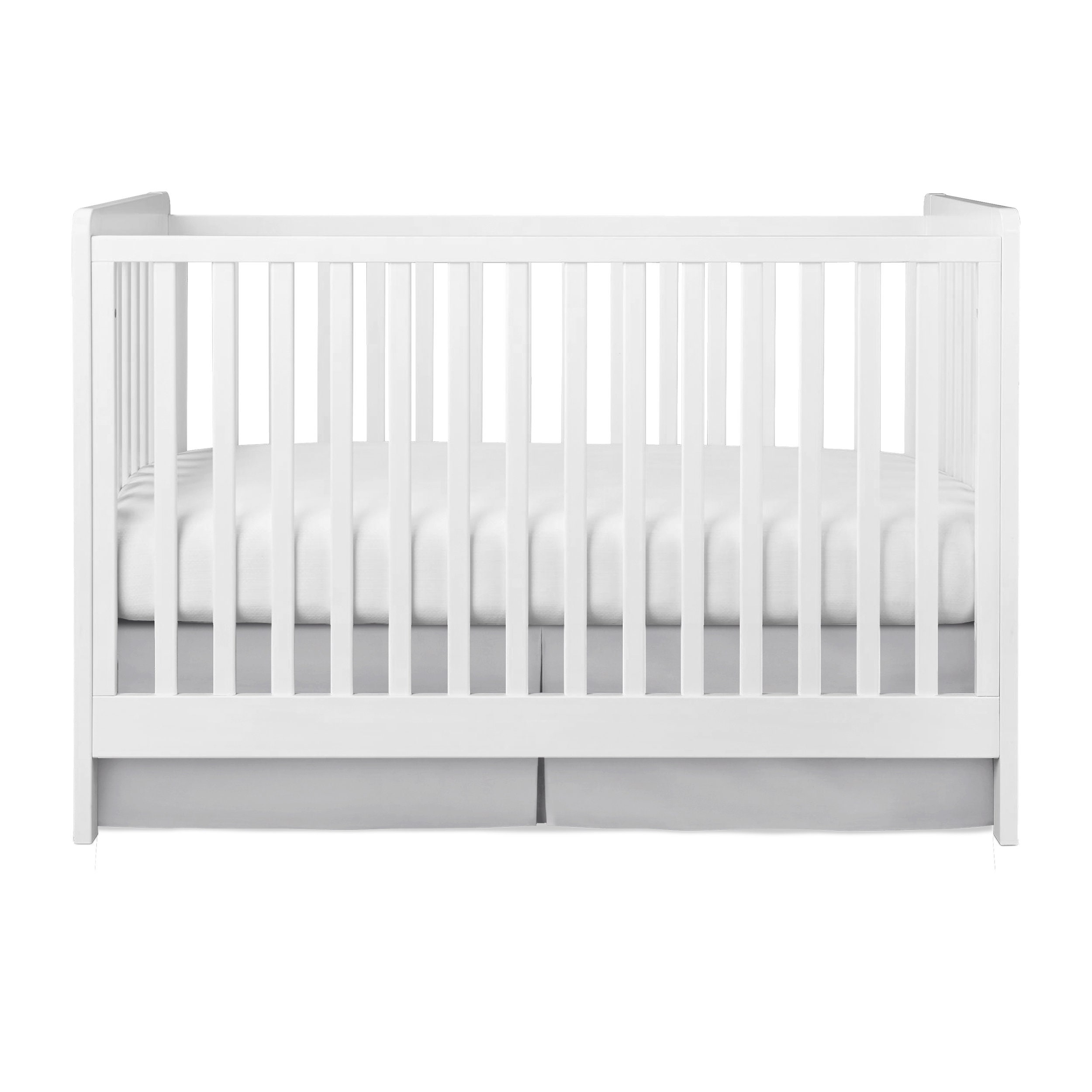 White Pleated Crib Skirt Crib Skirt for Baby Bed Crib Skirt Etsy