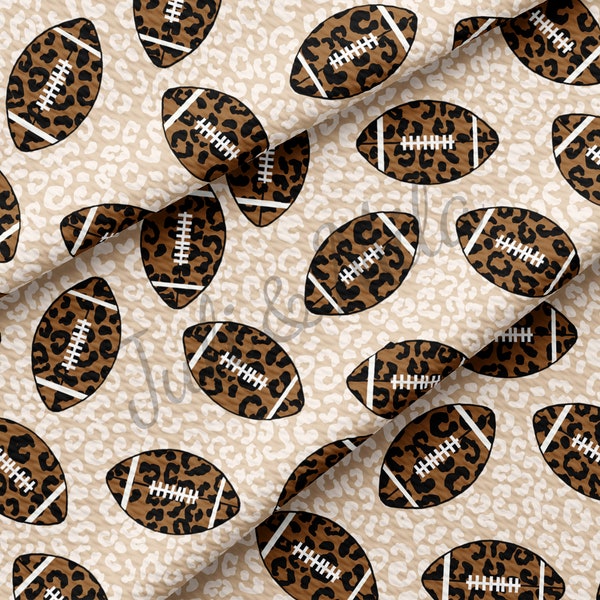 Football Cheetah Printed Liverpool Bullet Textured Fabric by the yard 4Way Stretch Solid Strip Thick Knit Liverpool Fabric AA181