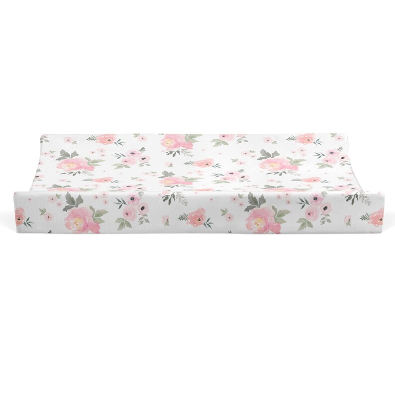 Changing Pad Cover Girl 100 Cotton Baby Changing Table Etsy
