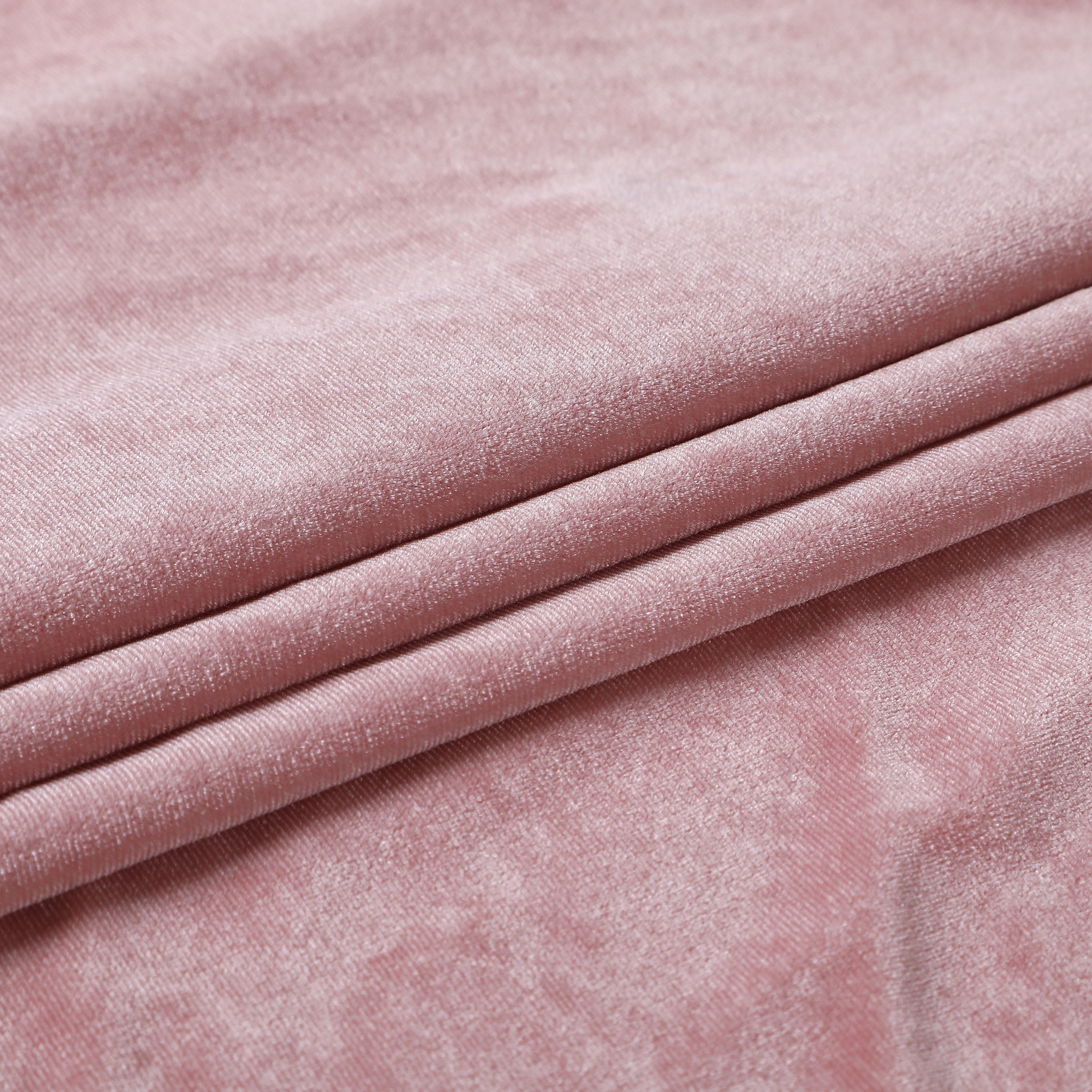 Dusty Pink Stretchy Velvet Fabric by the Yard Stretch Fabrics Etsy
