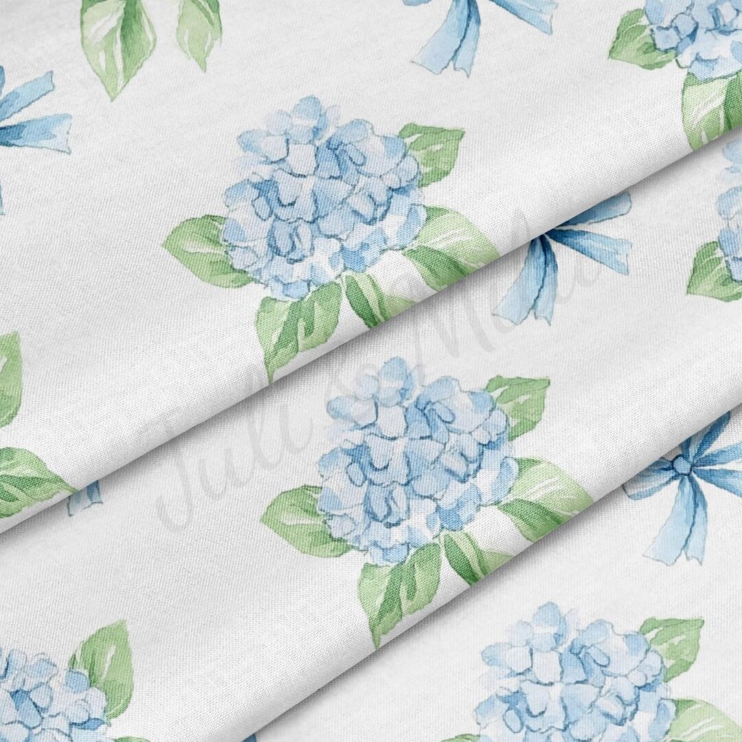 Floral 100% Cotton Fabric by the Yard Printed in USA Cotton Sateen ...