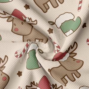 Tissu de Noël texturé Liverpool Bullet par mètre