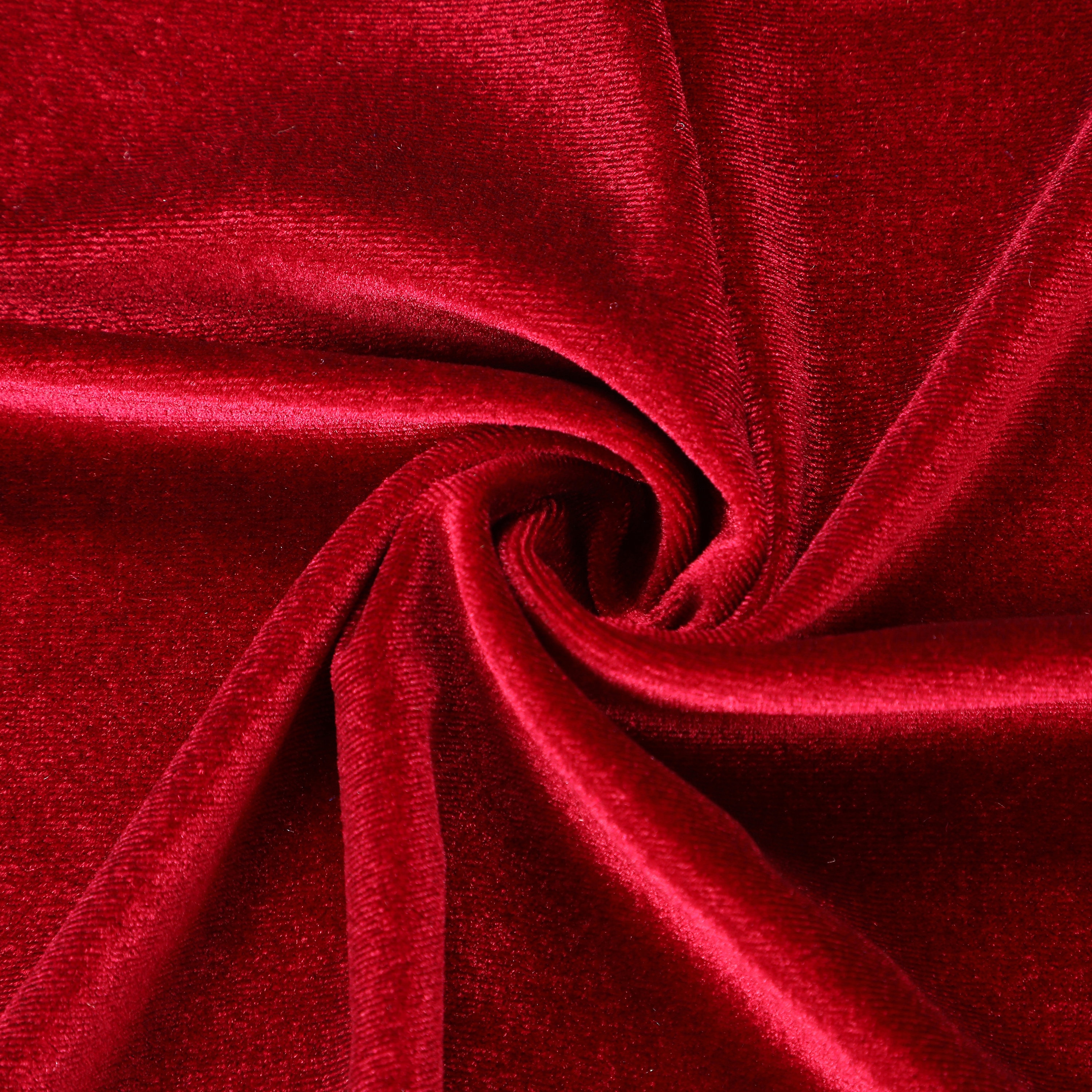 Stretchy Velvet Fabric by the Yard Stretch Fabrics Polyester Etsy