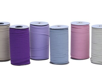 1/4 inch Elastic for Sewing Face Mask Skinny Elastic by the yard Thin Braided Elastic 6mm Elastic Band Rope Cord Flat Flat Strap