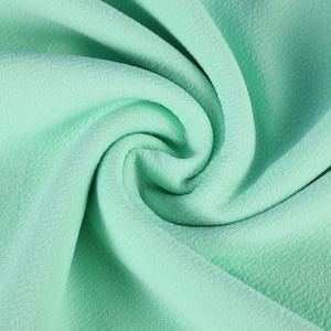 Mint NEW Liverpool Fabric by the yard - Stretch Solid - Strip Half Yard Polyester Knit Jersey Liverpool Fabric for Bows -NOT Bullet